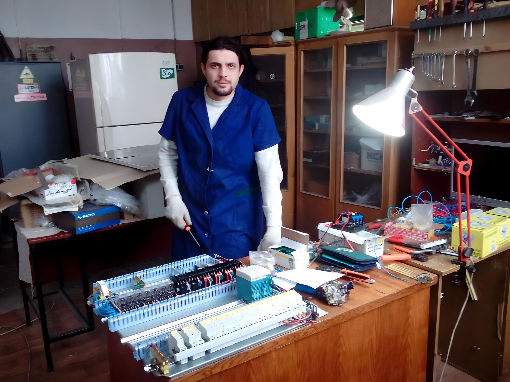 Студенти в лабораторії кафедри